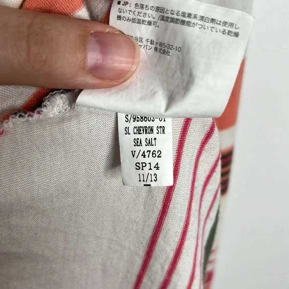 Old Navy Pink and Brown Chevron Maxi Dress - Picture 8 of 8